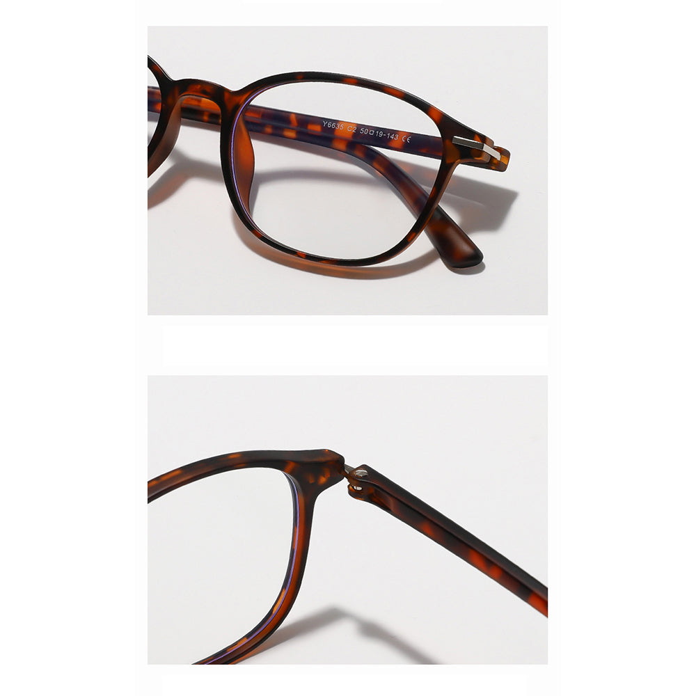 Gafas de Ordenador Unisex Techsuit 6635, Anti-Luz Azul, Negras Moradas