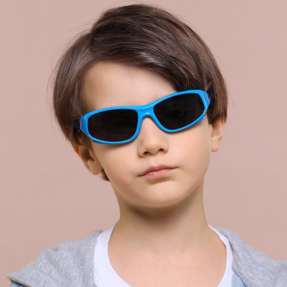 Gafas de Sol Deportivas para Niños Techsuit 816-C2, Polarizadas, Amarillo Rosa