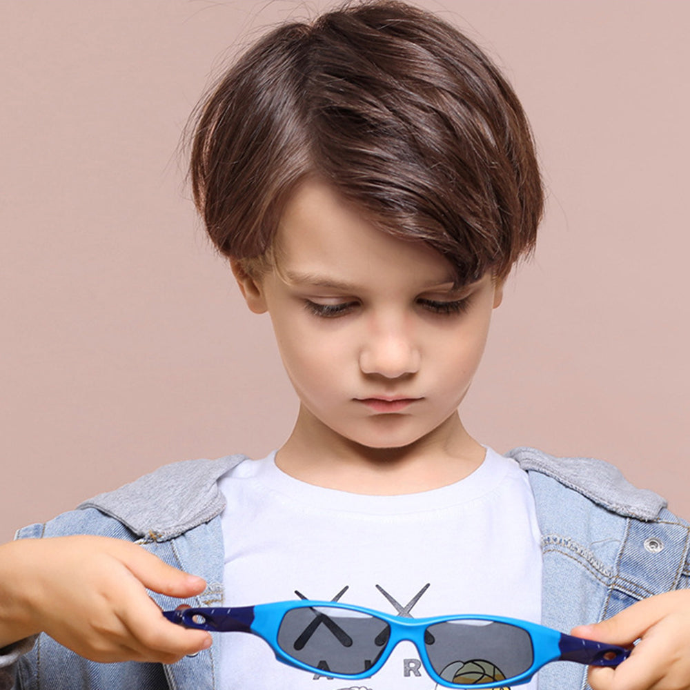 Gafas de Sol Deportivas para Niños Techsuit 816-C2, Polarizadas, Amarillo Rosa