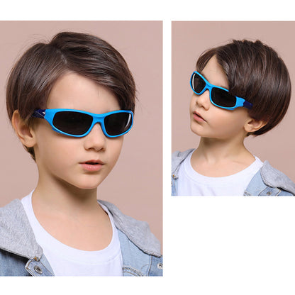 Gafas de Sol Deportivas para Niños Techsuit 816-C2, Polarizadas, Amarillo Rosa