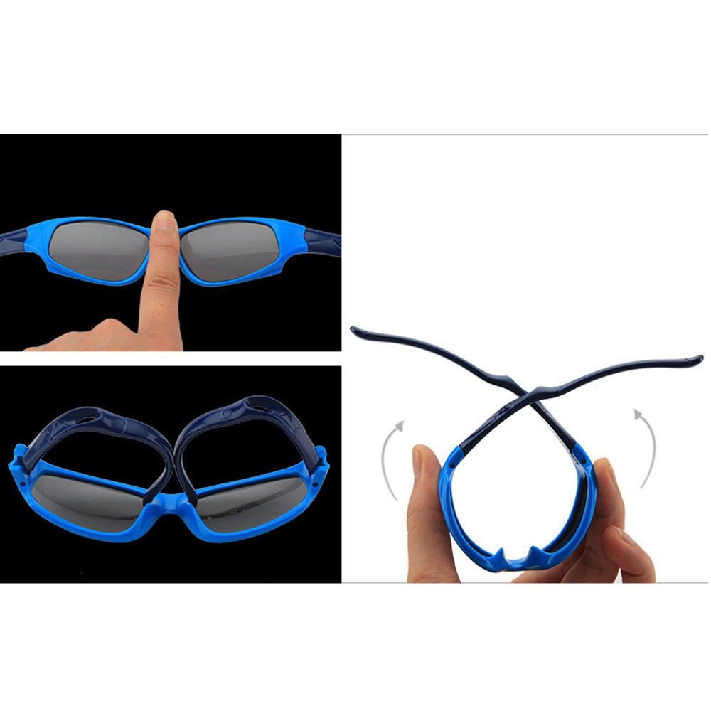 Gafas de Sol Deportivas para Niños Techsuit 816-C2, Polarizadas, Amarillo Rosa