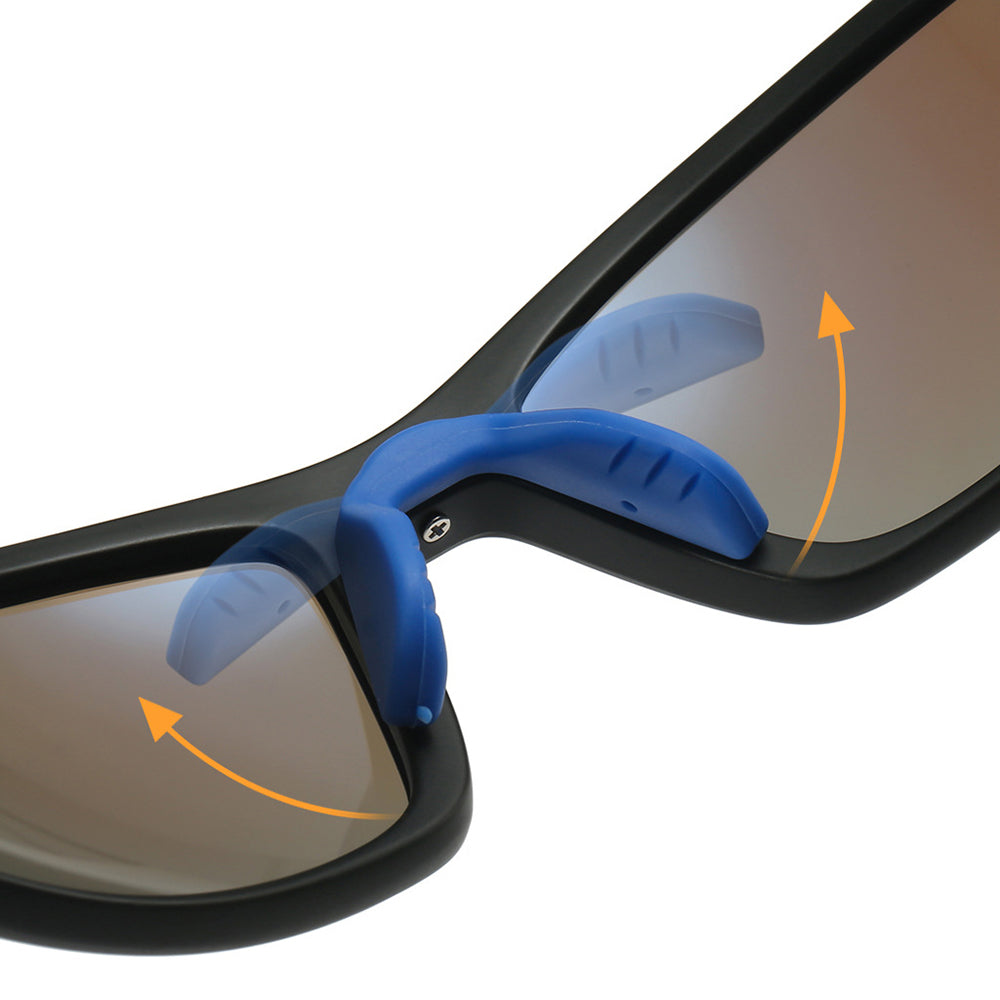 Gafas de Ciclismo Unisex Techsuit 3047, Protección UV, Azules