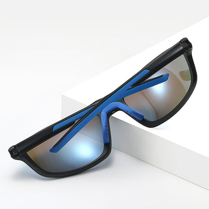 Gafas de Ciclismo Unisex Techsuit 3047, Protección UV, Naranjas