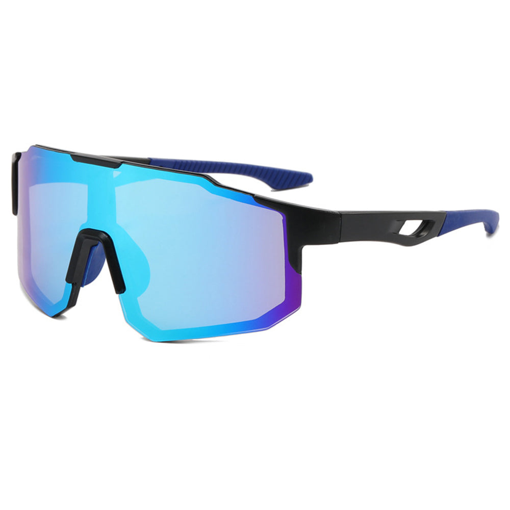 Gafas de Ciclismo Unisex Techsuit 9337, Protección UV, Negro Azul