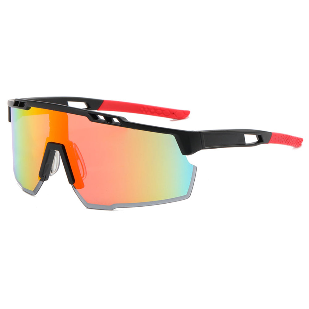 Gafas de Ciclismo Unisex Techsuit 9963, Negras Naranja