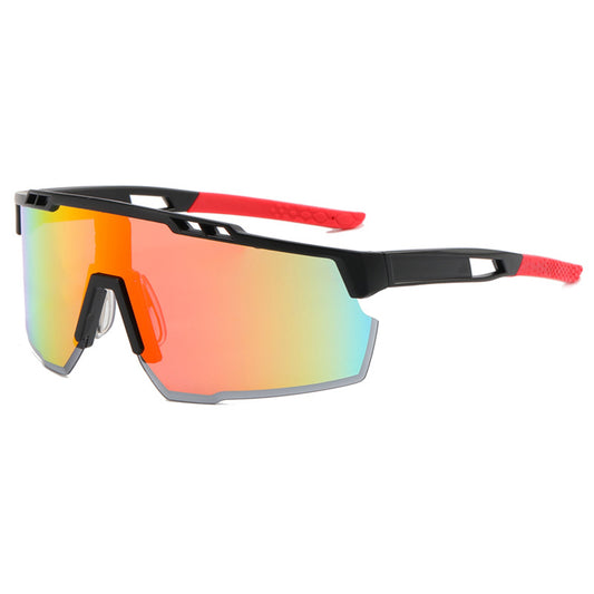 Gafas de Ciclismo Unisex Techsuit 9963, Negras Naranja