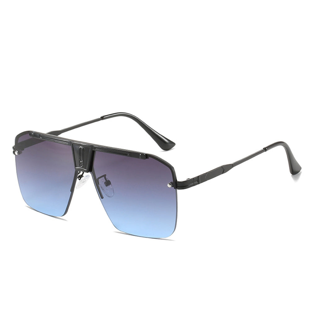 Gafas de Sol para Hombre Techsuit 2576, Negro Gris Azul