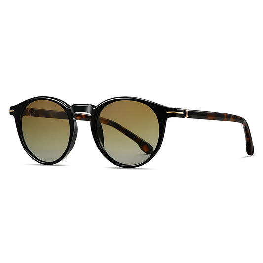 Gafas de Sol para Hombre Techsuit 31235, Polarizadas, Negro Amarillo