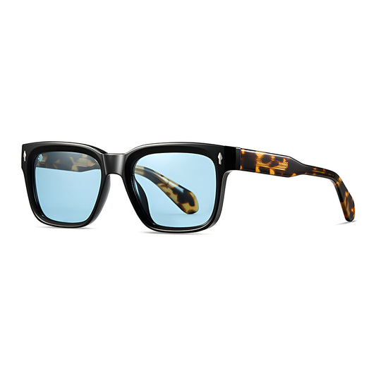 Gafas de Sol para Hombre Techsuit 31246, Polarizadas, Protección UV, Marrón Azul