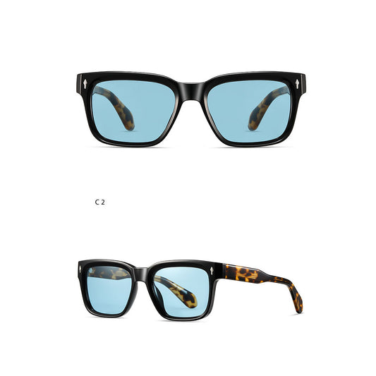 Gafas de Sol para Hombre Techsuit 31246, Polarizadas, Protección UV, Marrón Azul