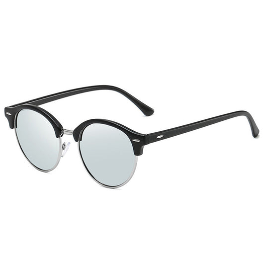 Gafas de Sol para Hombre Techsuit 66612, Polarizadas, Protección UV, Plateadas