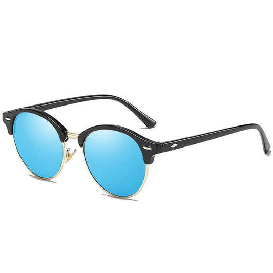 Gafas de Sol para Hombre Techsuit 66612, Polarizadas, Protección UV, Doradas Azules