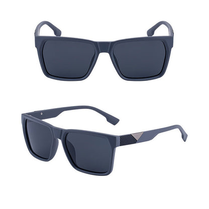 Gafas de Sol para Hombre Techsuit 8500, Polarizadas, Protección UV, Negro Gris