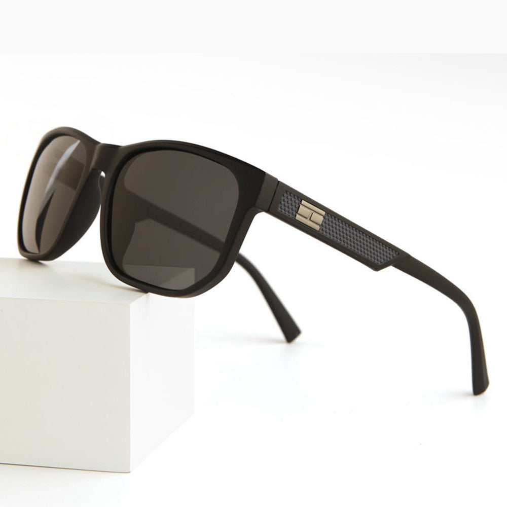 Gafas de Sol para Hombre Techsuit 8502, Polarizadas, Protección UV, Gris