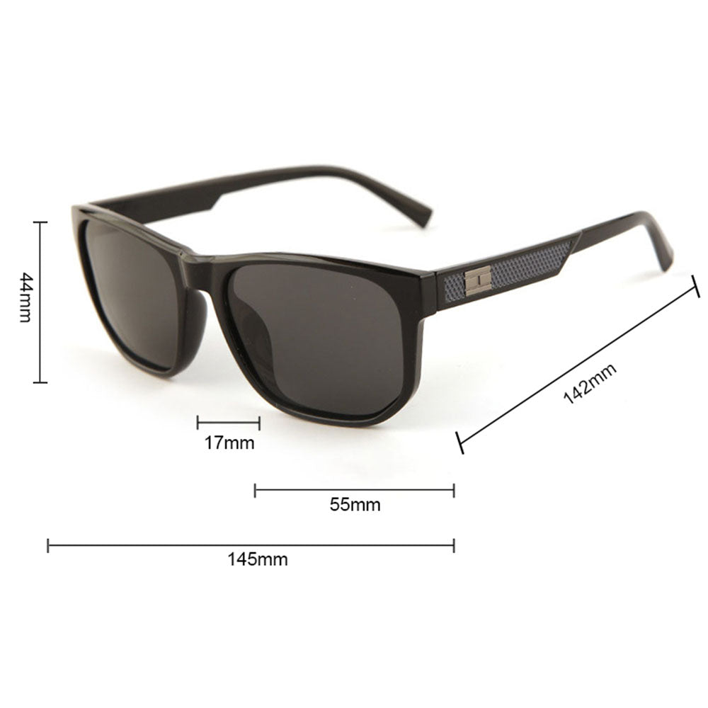 Gafas de Sol para Hombre Techsuit 8502, Polarizadas, Protección UV, Gris