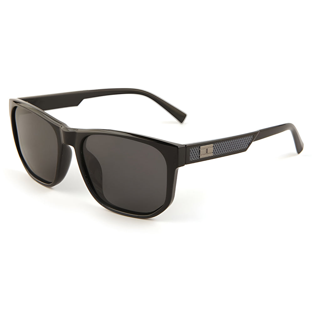 Gafas de Sol para Hombre Techsuit 8502, Polarizadas, Protección UV, Negras