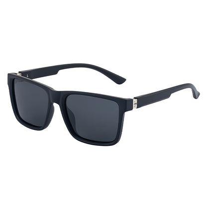 Gafas de Sol para Hombre Techsuit 8506, Polarizadas, Protección UV, Negro Mate