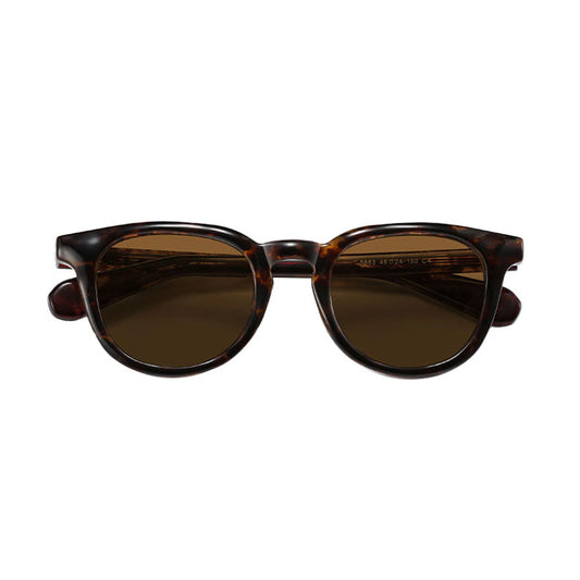 Gafas de Sol para Hombre Techsuit 8663, Polarizadas, Protección UV, Marrón