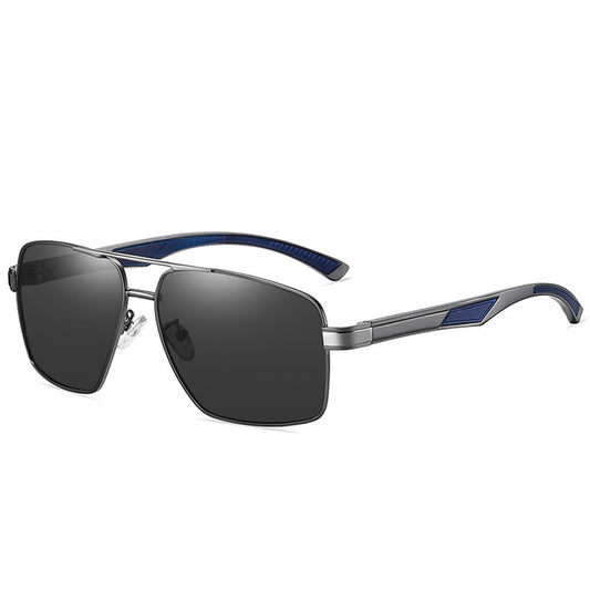Gafas de Sol para Hombre Techsuit LM001, Polarizadas, Protección UV, Gris