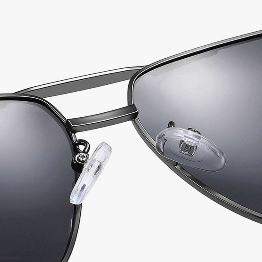 Gafas de Sol para Hombre Techsuit LM001, Polarizadas, Protección UV, Gris
