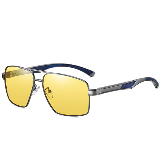 Gafas de Sol para Hombre Techsuit LM001, Polarizadas, Protección UV, Gris Fotocromático
