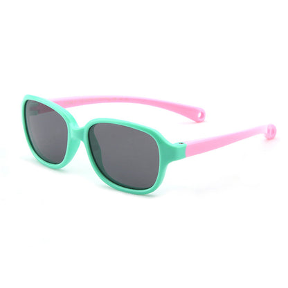 Gafas de Sol para Bebés Techsuit 8192-C1, Polarizadas, Verde Rosa
