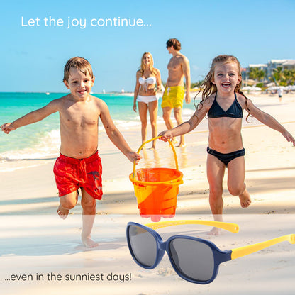 Gafas de Sol para Bebés Techsuit 8192-C1, Polarizadas, Verde Rosa