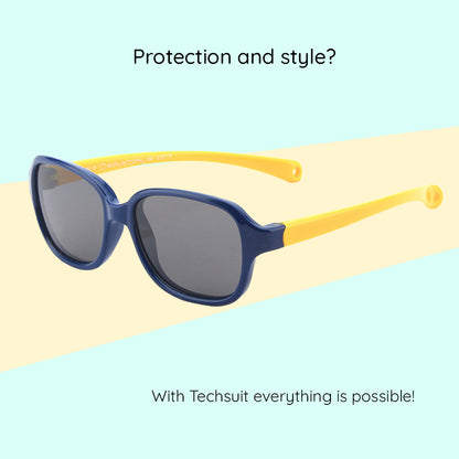 Gafas de Sol para Bebés Techsuit 8192-C1, Polarizadas, Verde Rosa