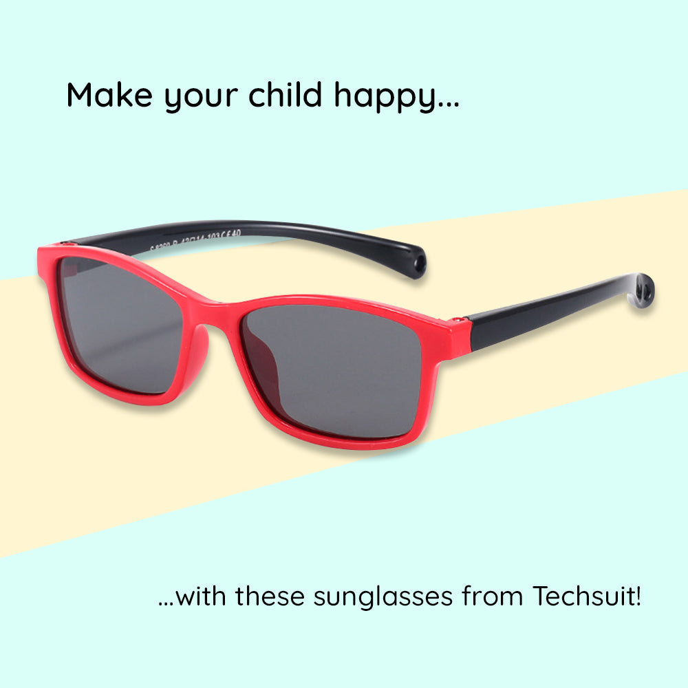 Gafas de Sol para Bebés Techsuit 8260-C34, Polarizadas, Morado Turquesa