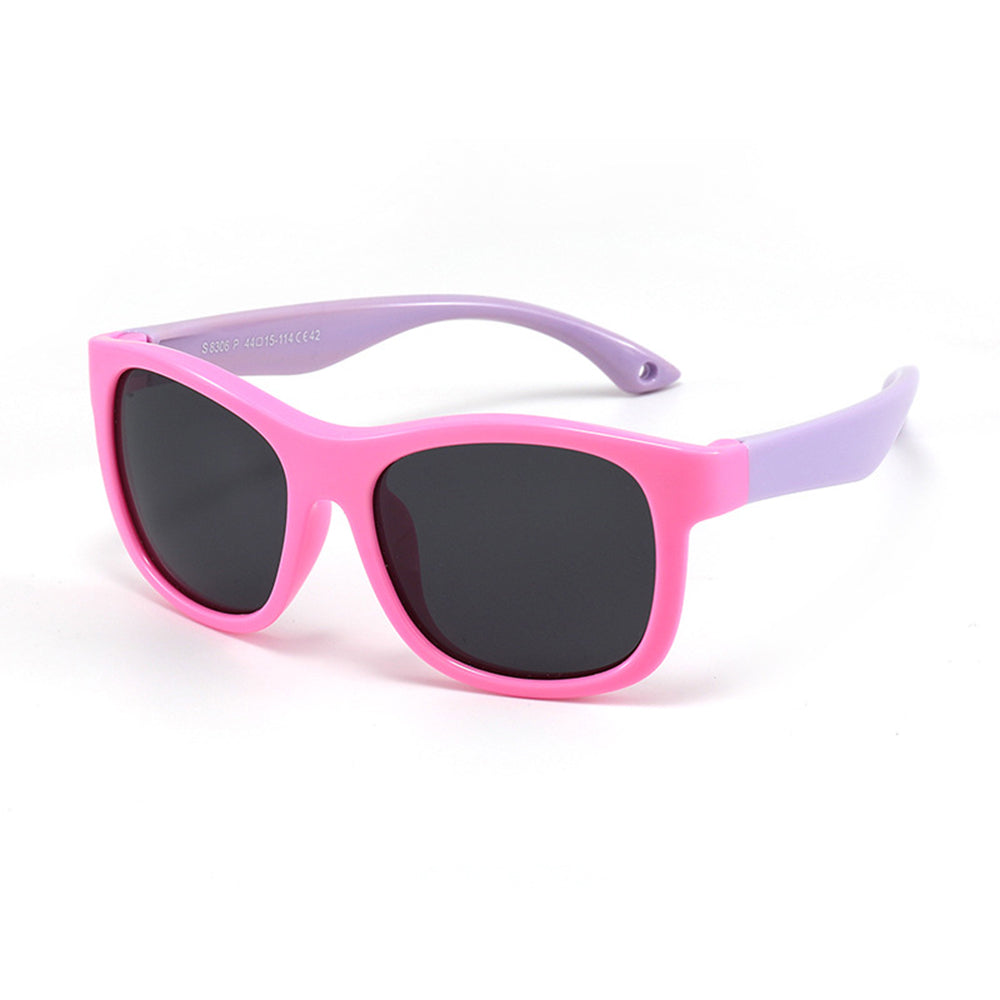 Gafas de Sol para Bebés Techsuit 8306-C42, Polarizadas, Rosa Morado