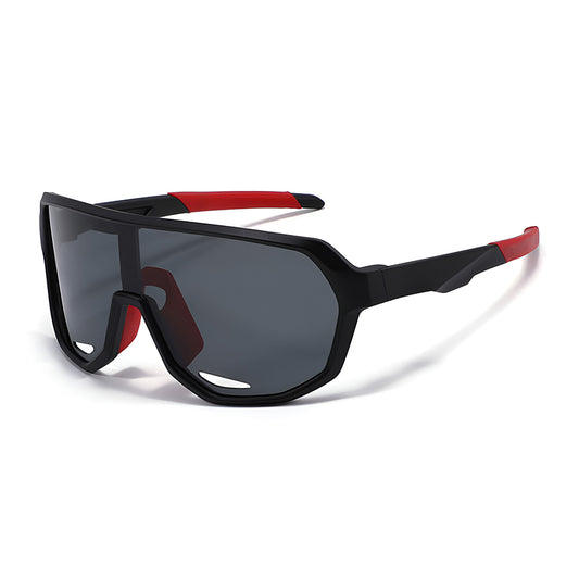 Gafas de Sol para Niños Techsuit 22312, Polarizadas, Protección UV, Negro Rojo