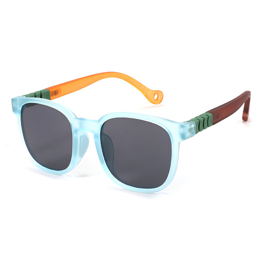 Gafas de Sol para Niños Techsuit 9694, Polarizadas, Protección UV, Azul Negro