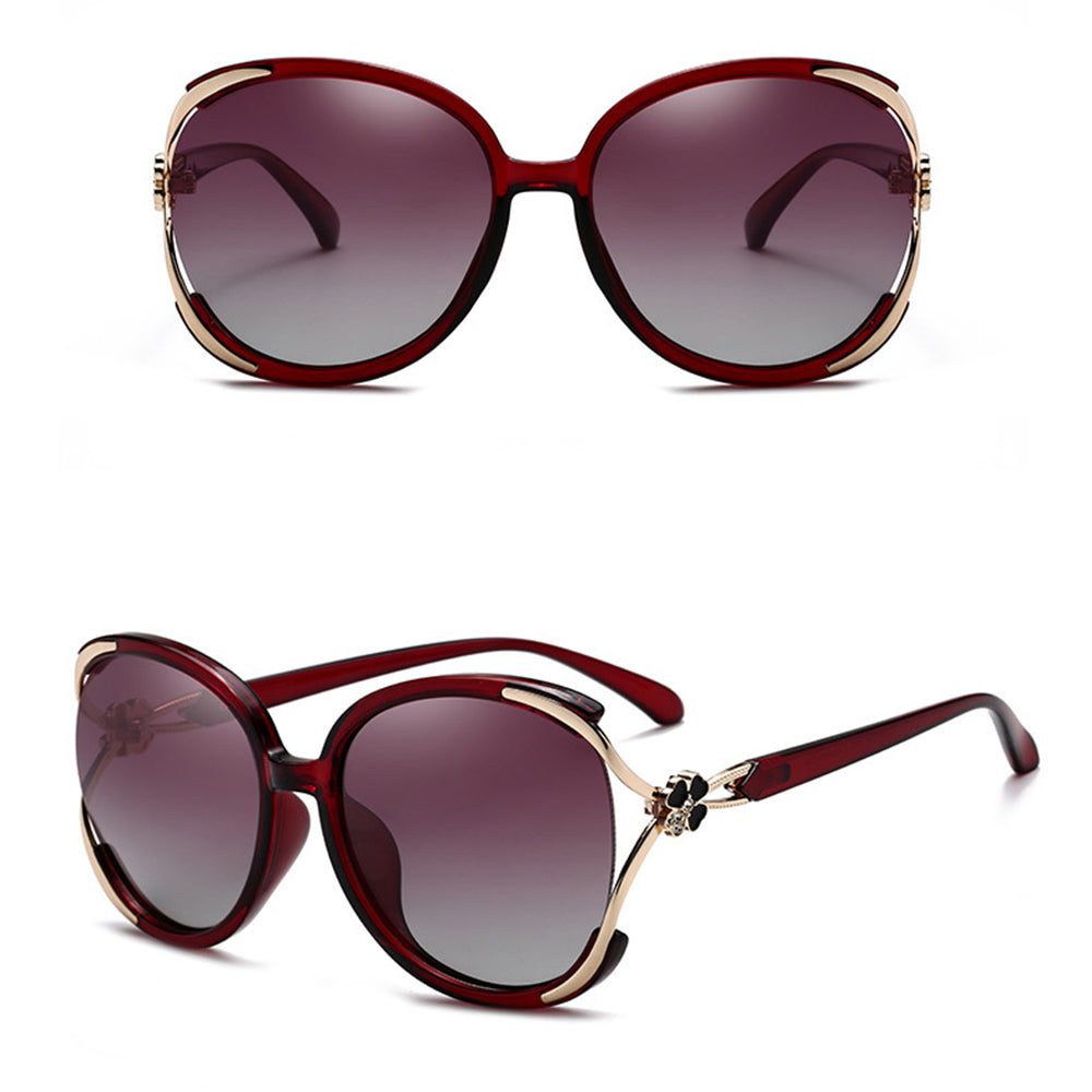 Gafas de Sol Mujer Techsuit 1384, Polarizadas, Protección UV, Rojas