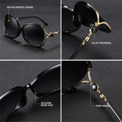 Gafas de Sol Mujer Techsuit 1722, Polarizadas, Protección UV, Marrón