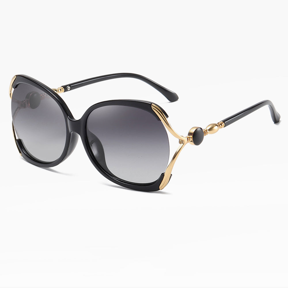 Gafas de Sol Mujer Techsuit 1722, Polarizadas, Protección UV, Negro Gris