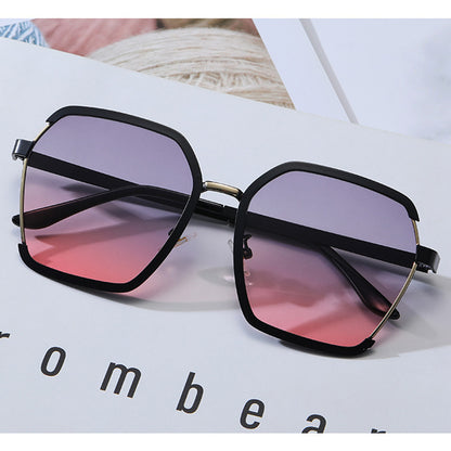 Gafas de Sol Mujer Techsuit 191, Polarizadas, Protección UV, Negro Gris Rosa