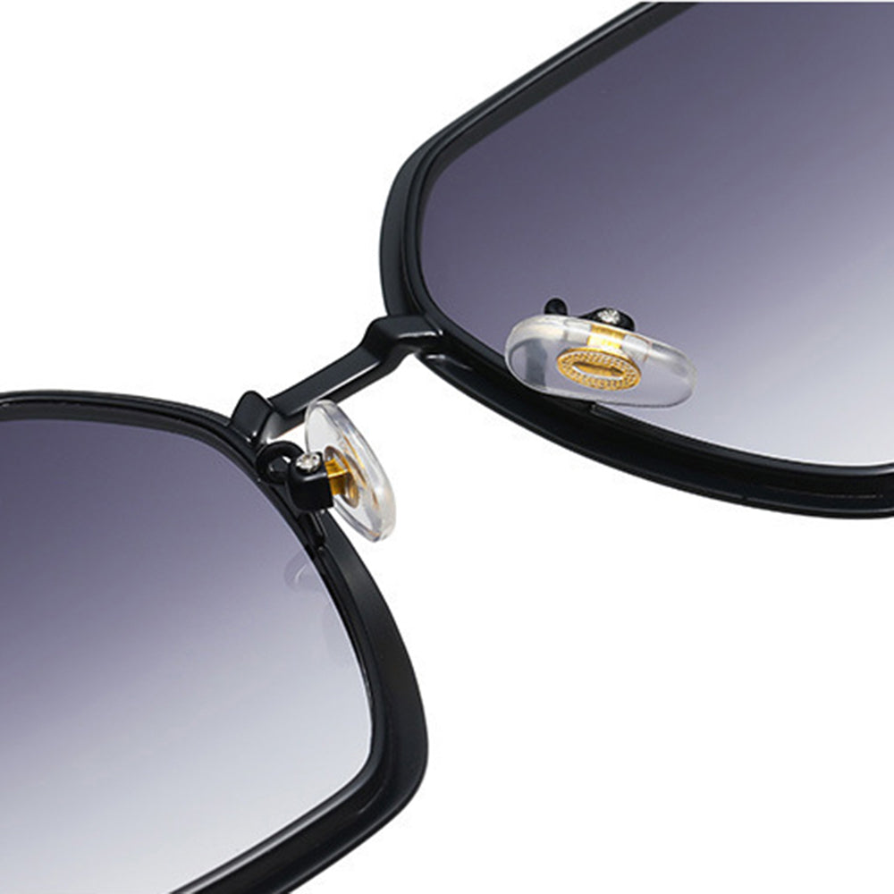 Gafas de Sol Mujer Techsuit 191, Polarizadas, Protección UV, Negro Gris Rosa