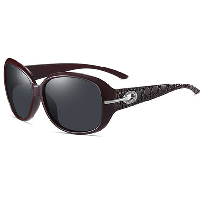 Gafas de Sol Mujer Techsuit 2012, Polarizadas, Protección UV, Rojo Gris