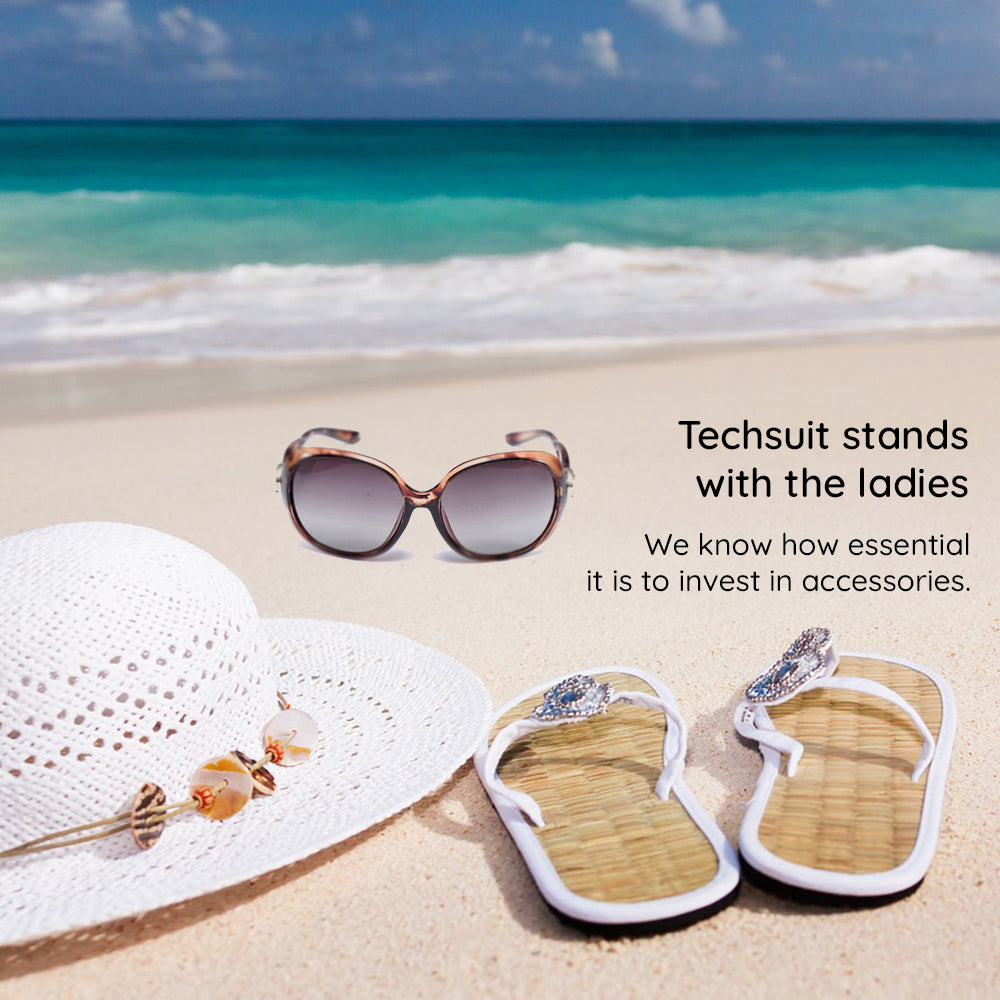 Gafas de Sol Mujer Techsuit 2962, Polarizadas, Protección UV, Morado