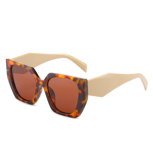 Gafas de Sol Mujer Techsuit 3967, Crema Marrón