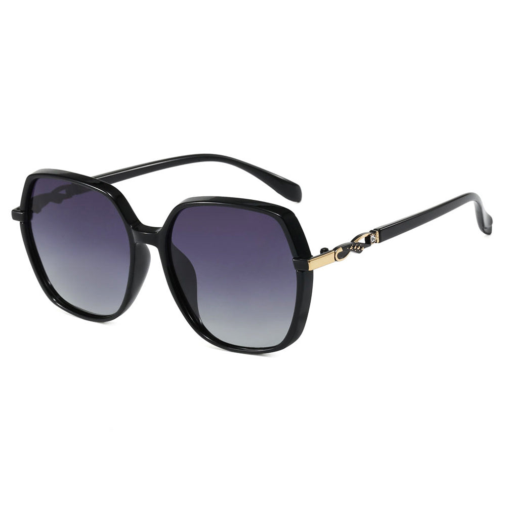 Gafas de Sol Mujer Techsuit 5223, Polarizadas, Protección UV, Negras