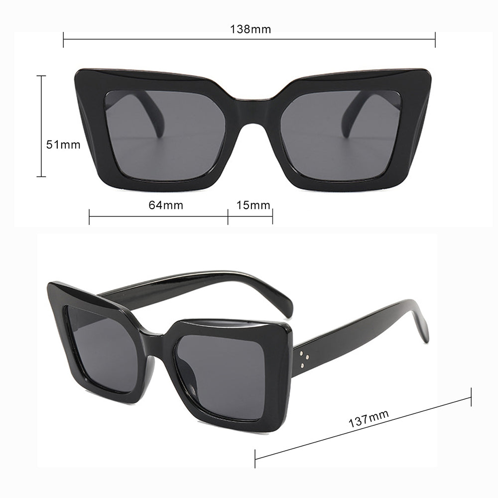 Gafas de Sol Mujer Techsuit 5277, Negro Marrón