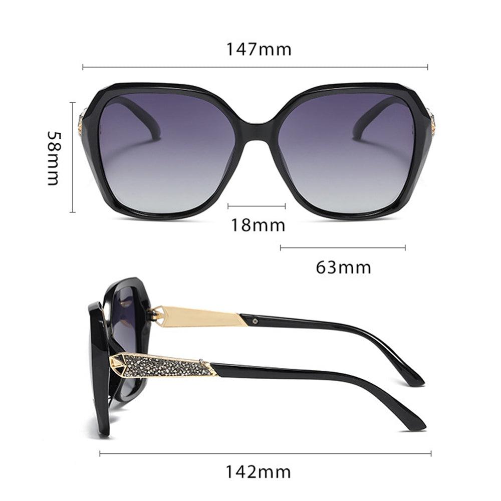 Gafas de Sol Mujer Techsuit 5599, Polarizadas, Protección UV, Rojas