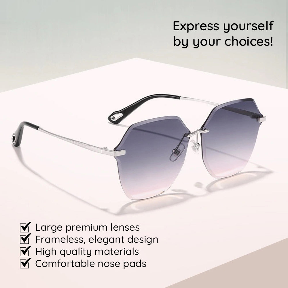Gafas de Sol Mujer Techsuit 8195, Plateado Gris