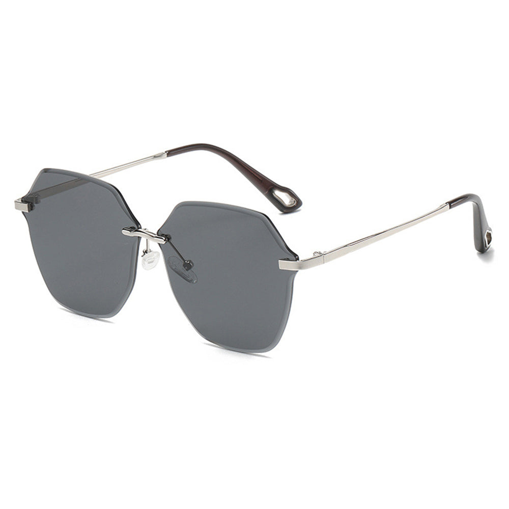 Gafas de Sol Mujer Techsuit 8195, Negras Plateadas