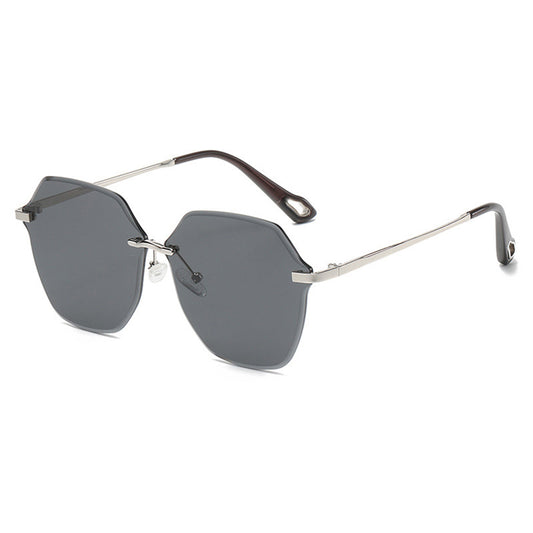 Gafas de Sol Mujer Techsuit 8195, Negras Plateadas