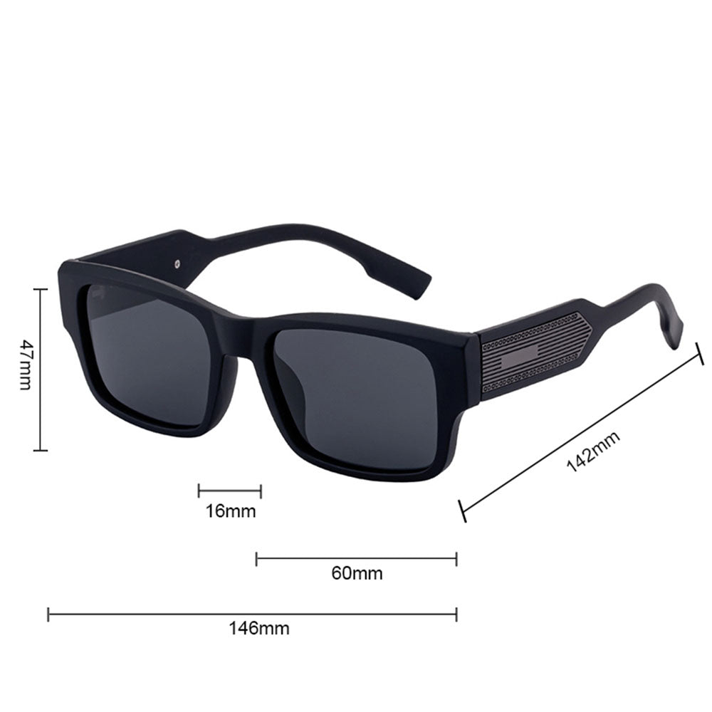 Gafas de Sol Mujer Techsuit 8485, Polarizadas, Protección UV, Negras
