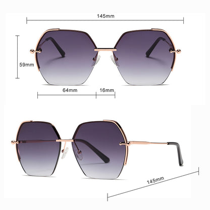 Gafas de Sol Mujer Techsuit 8561, Rosa Dorado Gris