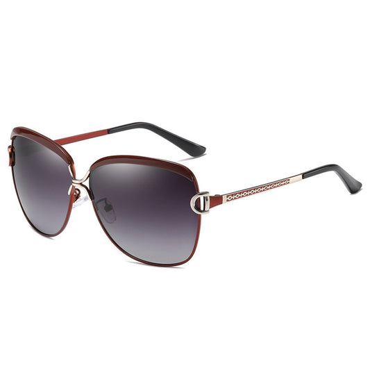 Gafas de Sol Mujer Techsuit 8702, Polarizadas, Protección UV, Marrón