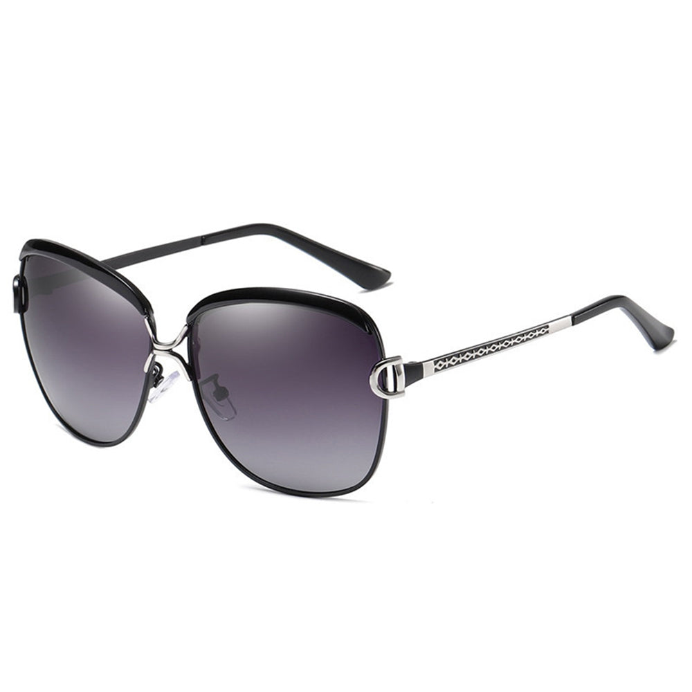 Gafas de Sol Mujer Techsuit 8702, Polarizadas, Protección UV, Negras